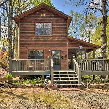 Cozy Hiawassee Cabin With Fire Pit And Mtn Views! Eksteriør billede
